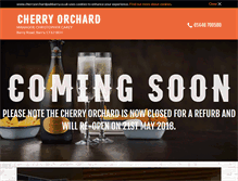 Tablet Screenshot of cherryorchardpubbarry.co.uk